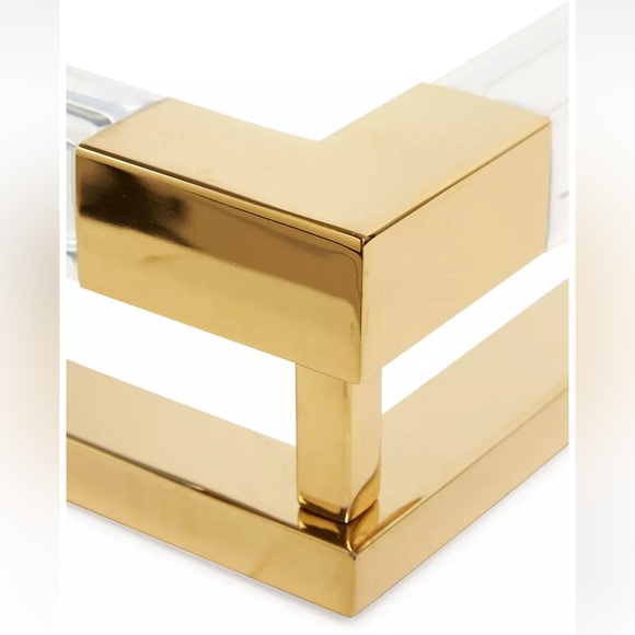 JONATHAN ADLER Jacques Golden, Mirrored Tray - Picture 4 of 6